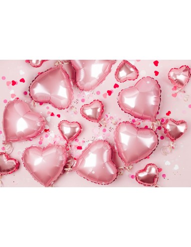 St Valentin Rose vif Ballon Coeur Perle Paillettes Coeur Romantique Toile de fond M12-50 l'évolution des habitudes 