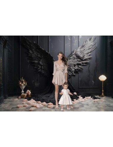 Esthero Toile de fond Mystère mural classique noir Ailes d'ange noires RR4-16 50-70% off 